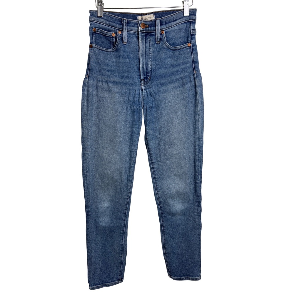 Madewell The Perfect Vintage Jean Women 26 Hi Rise Straight Denim Fair Trade A45